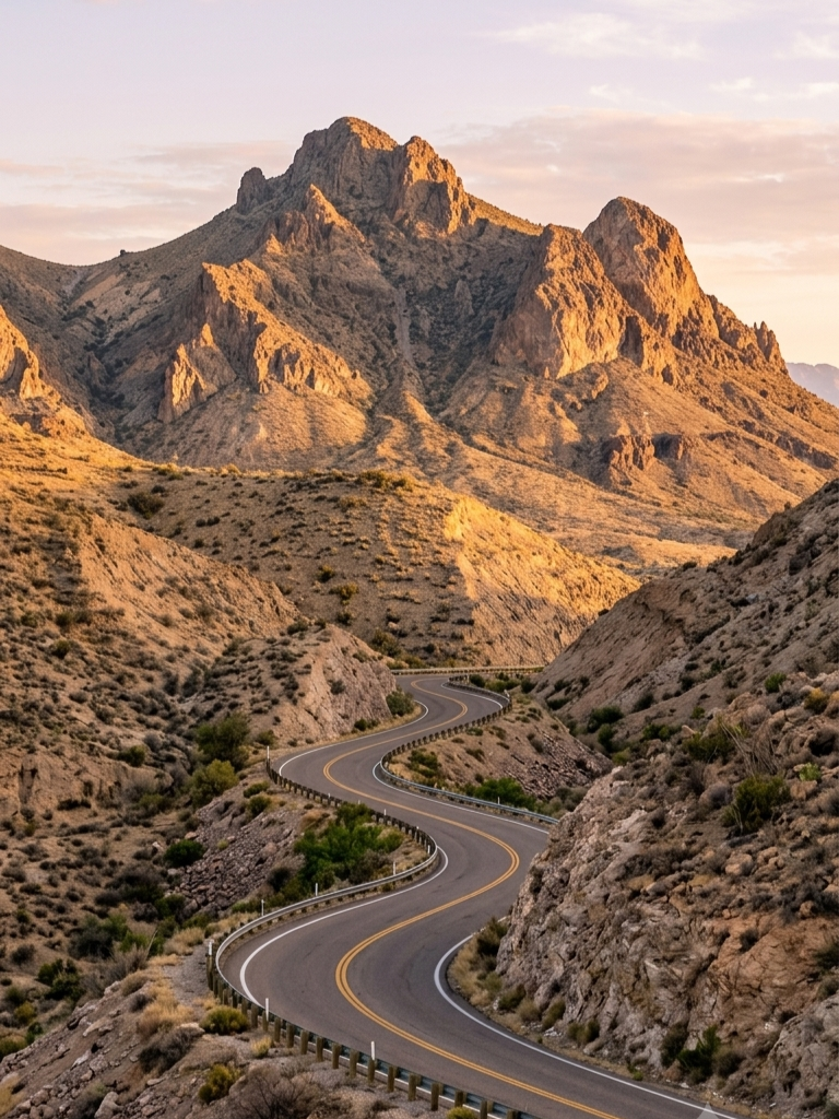 Home mountain roads portrait copy