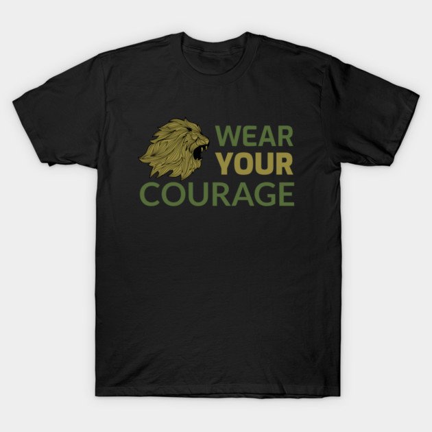 Wear Your Courage t wyc v1 black